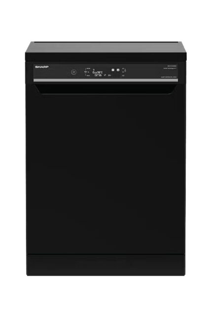 SHARP Dishwasher 14 Set 10 Programs Black