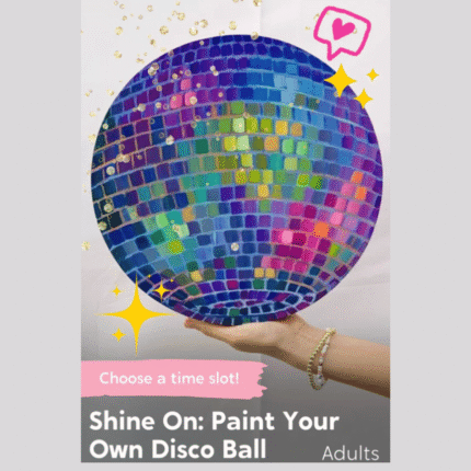 Shine On: Paint Your Own Disco Ball